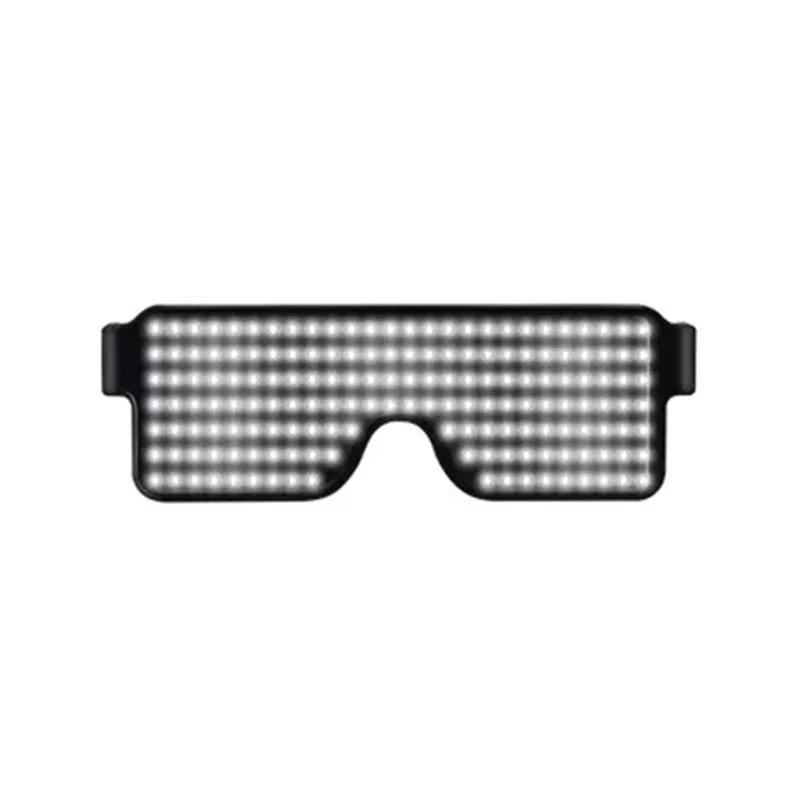 

LED light-emitting glasses display dynamic pattern charging cycle party