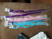 Lupu-extensiones de cabello sintético para niña, horquilla larga y lisa con un Chip en color arcoíris resaltado, para cabello falso