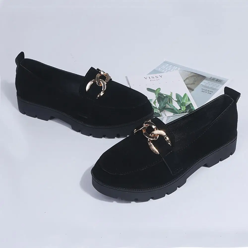 

Women's Slip-On Flock Middle Square Heel Boots with 2 cm Waterproof Platform Suitable for Outdoors Drop Shipping buty damskie