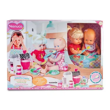 

Baby Doll with Accessories Nenuco Sisters In The Kitchen Famosa