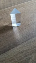 Prisma Triangular de 30x30x60mm, prismas de vidrio óptico BK7, enseñanza de física, espectro de luz refractado, arcoíris, para niños y estudiantes