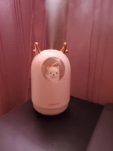 Led-Lamp Air-Humidifier Nano-Spray Ultrasonic Romantic-Colors Cool-Mist-Aroma 300ml Adorable
