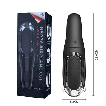 Aeclove Automatic Vibrators for Men Powerful Clamping&Sucking Pocket Pussy Male Masturbators Sex Toys Realistic Vagina Soft 6