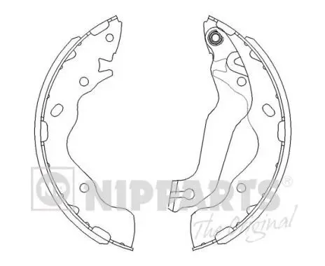 Колодки торм.бар.HYUNDAI ACCENT 00-05/ELANTRA 00-/LANTRA-00/MAT