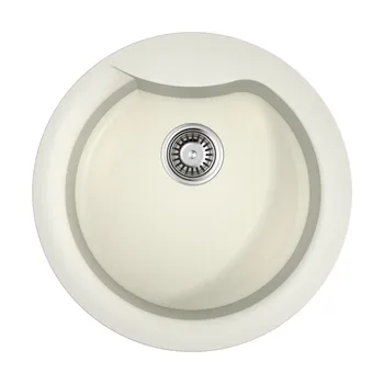 

Kitchen sink omoikiri yasugata 48r-wh tetogranit/White