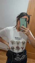 Camisetas con estampado de bebé, blusas informales de manga corta con cuello redondo, Harajuku, geniales, Tops para mujer