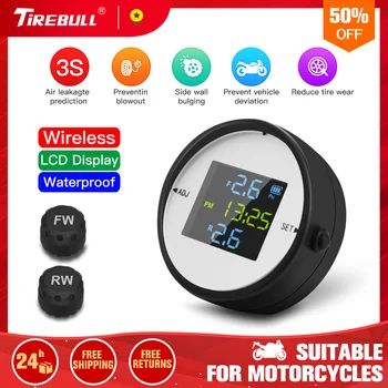 

Tyre Pressure Sensor Solar Power System Tpms Motorcycle Tire Pressure And Tire Temperature Monitor System Motobike Accessories