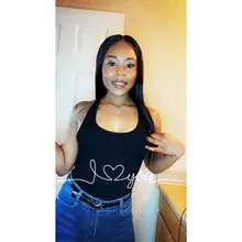 Luvin-pelucas de cabello humano para mujeres negras, barato, 180, 250 de densidad, 30, 40 pulgadas, liso, sin pegamento, Frontal, brasileño