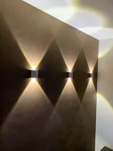 Led Wall Lamp Aluminum Outdoor IP65 Waterproof Up Down Wall Light For Home Stair Bedroom