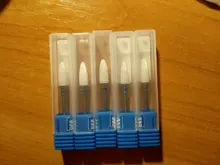 Broca de clavo de cerámica eléctrica para manicura y pedicura, accesorios para decoración de uñas