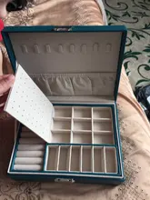 Joyero de cuero de alta capacidad para mujer, organizador de joyas de viaje, multifunción, collar, pendientes, caja de almacenamiento de anillo, regalos para mujer