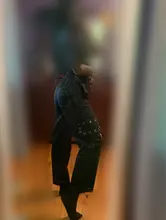 QWEEK-pantalones Cargo negros Harajuku gótico para mujer, ropa de calle gótica de pierna ancha, holgada, Pantalones blancos, moda holgada