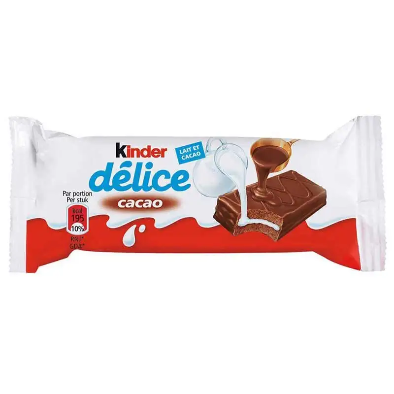 Cake Kinder delice coconut, biscuit, with coconut filling, 37g - AliExpress