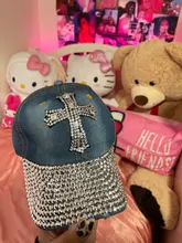 YARBUU Hat Baseball-Cap Rhinestone Cap Sun-Hat Adjustable Women Cotton for The