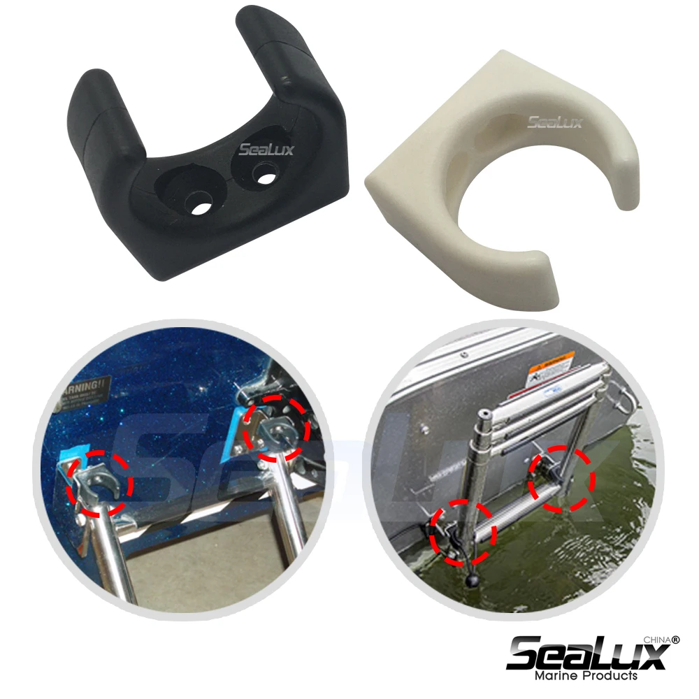 Sealux Nylon Ladder Clip Boat Hook Clip For Size 11/4" Diameter 2 Pcs