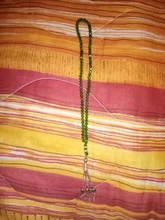 10mm Natural piedra de rayas Agat borla colgante 33 cuentas de oración musulmán islámico Tasbih Alá Mohammed Rosario para las mujeres los hombres