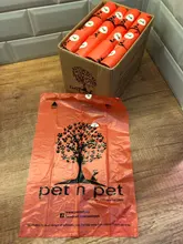 Waste-Bags Dog-Poop-Bags 60-Rolls Unscented Cat Earth-Friendly Large 1080 Orange Orange