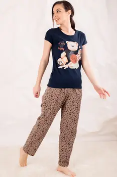 

Armonika Women Mink Top The Teddy Bears Six Pattern SLEEPWEAR kit ARM-20Y099058