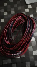 Black Wire Cord Extend Led-Strip Electrical-Wire Tinned Cable Red Copper 20-Meters Awg-22