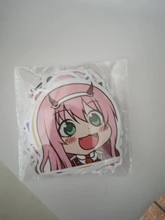 Pegatinas de Anime Darling in the Fanxx Zero Two 02 para ordenador portátil, equipaje, Maleta de motocicleta, monopatín, pegatinas de PVC, 50 Uds.