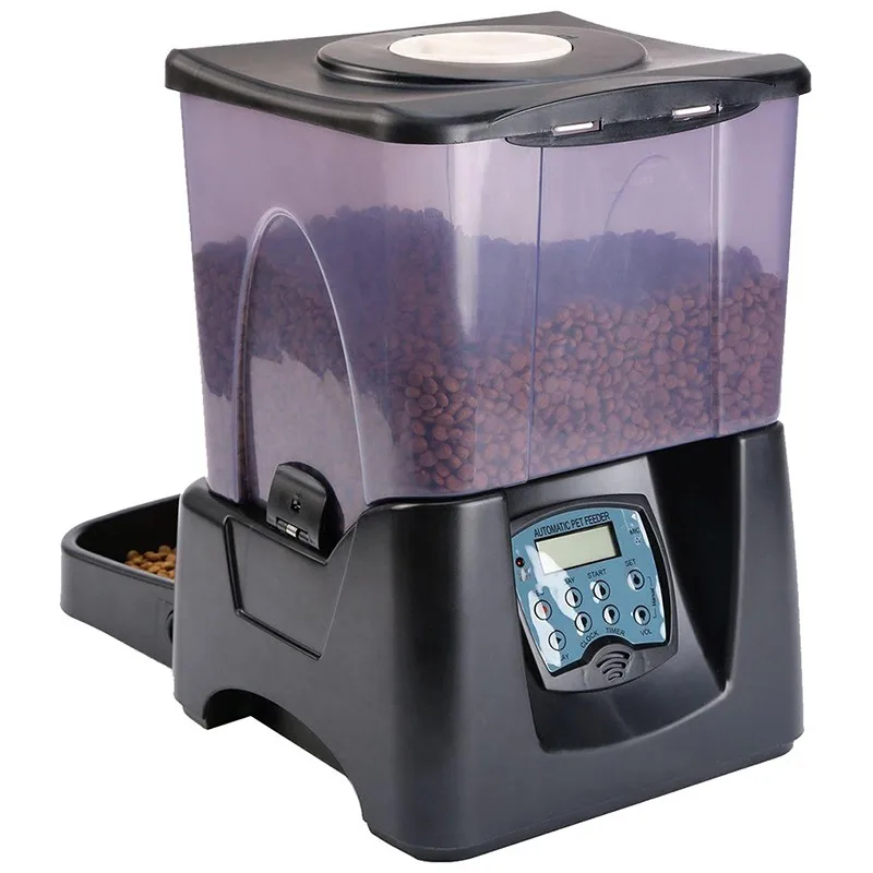 Автоматическая кормушка для домашних животных SITITEK Pets Tower-10 на 6-7 кг сухого корма программируемый дозатор