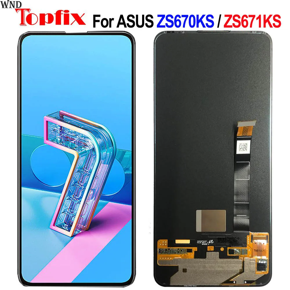 ЖК-дисплей 6 67 ''для Asus Zenfone 7 ZS670KS / Pro ZS671KS дигитайзер сенсорного экрана в сборе