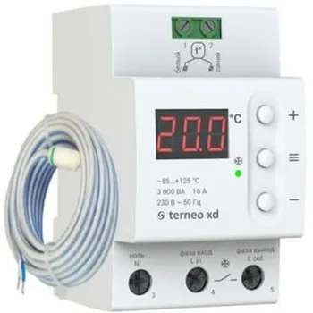 

Termorele (temperature controller), terneo XD for cooling and ventilation systems. Temperature range from-55 ° C to + 125 ° C