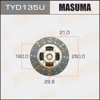 Диск сцепления Toyota 4 Runner 2.7 95/3.0 92-95 MASUMA TYD135U | Автомобили и мотоциклы