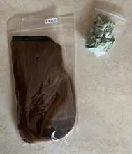 Extensiones de cola de caballo de Balayage cabello humano Natural brasileño, 1 pieza, hecho a máquina, Remy, Rubio, Real