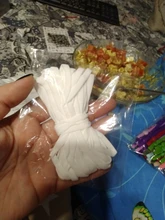 Cinta elástica de goma para mascarilla, cordón de aceite para colgar en la oreja, accesorios de ropa de protección, DIY, 5MM, 5 yardas