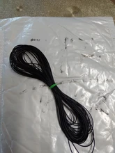 Correa de cuerda de rosca encerada de 0,5-2,5mm, collar, cuentas de cuerda para fabricación de joyería, pulsera Shamballa Diy, novedad