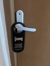 Letrero colgante de cuero para puerta, etiquetas de doble cara para tienda, Club, café, Hotel, tablón de anuncios