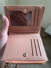 Billeteras con patrón de cocodrilo para mujer, Mini monedero, cartera pequeña de piel sintética para mujer, Tarjetero con cremallera plegable, novedad