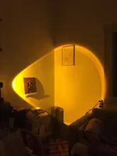 Atmosphere Led Night Light Rainbow Sunset Projector Lamp for Home Coffe shop Background