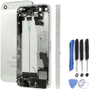 

Chassis Housing for Iphone 5S Tray Buttons Components Flex Silver