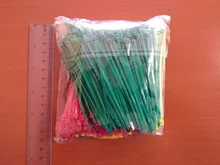 Cable-Organizer Wire-Strap Zip-Ties Ties-Color Self-Locking-Cable Velcro Plastic Nylon