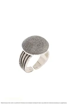 

Hand Job Winding Midyat Silver Lady Ring