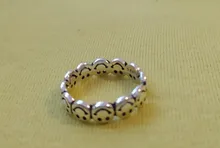 Vintage Ancient Silver Color Happy Smiling Face Open Rings for Women Punk Hip Hop Adjustable