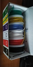Cable de cobre flexible en diferentes colores, aislante de silicona flexible, calibres en AWG 30, 28, 26, 24, 22, 20 y 18, paquete con 6 colores, linea DIY