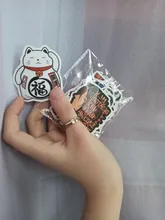 Paquete de calcomanías negras para niños, pegatinas de dibujos animados de Anime para papelería, maleta para portátil, guitarra, calcomanías de nevera, 10/50 Uds.