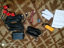 Eunavi 1set de Parktronic Kit de sensores de estacionamiento Led 4 6 8 sensores para todos los coches inversa asistencia Sistema de Control de Radar de marcha atrás