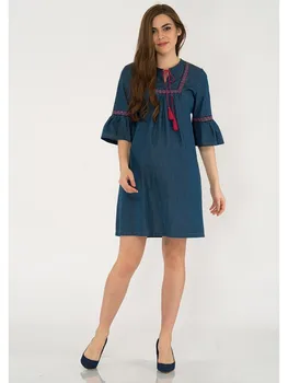 

Half Sleeve Jeans Sports Dress