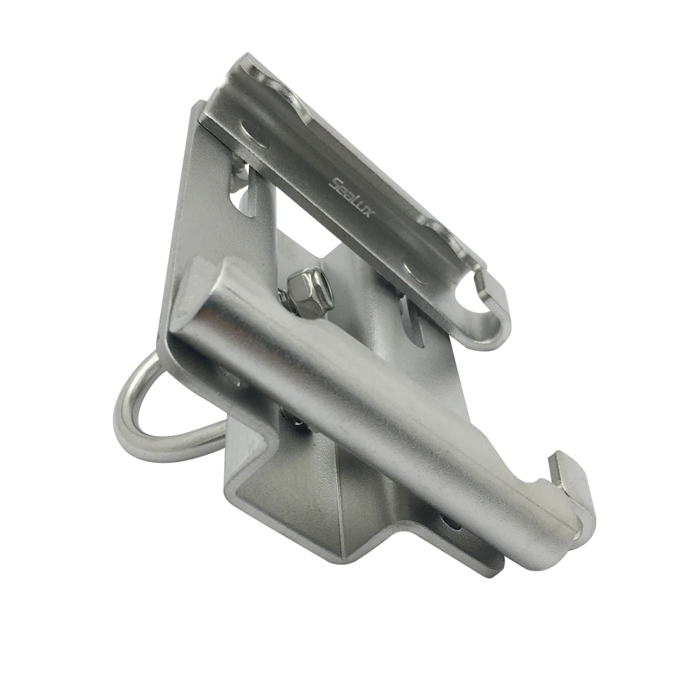 Sealux Große Schiene Montieren Anker Klammern für Vertikale Schienen für Runde Rohr und Platz Rohr Marine grade SS304 Boot Zubehör – Detail 6
