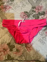 Bikini Sexy Gay para hombre, ropa de baño de tiro bajo, color azul cielo, con bolsa para pene, XXL, 2020