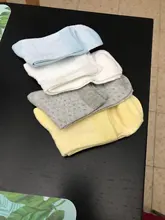 Calcetines de algodón para niños y adolescentes, calcetín de malla ultradelgado para niños de 1 a 12 años, 5 par/lote, novedad de verano