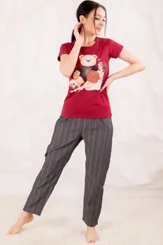 

Armonika Women Top The Teddy Bears Six Striped SLEEPWEAR kit ARM-20Y099098