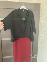 Casual Blouse Tops Chiffon-Shirts Two-Piece-Set V-Neck Half-Sleeve Leopard Sexy Striped