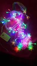 Led-String-Lights Christmas-Snowflakes Holiday Party Waterproof Connectable Wave