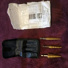 Brocas de Broca escalonada de titanio de acero Hss, 3 uds., 3-12mm, 4-12mm, 4-20mm, herramientas de corte de cono de acero, carpintería, madera, Metal, juego de perforación