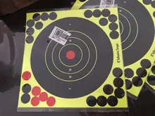 10 Uds. Splatter Flower objetivo colorido 8 pulgadas objetivos pegatinas metas para 2020 gran oferta Shoot Target adhesivo reactividad objetivo Shoot Target dianas para tiro al blanco